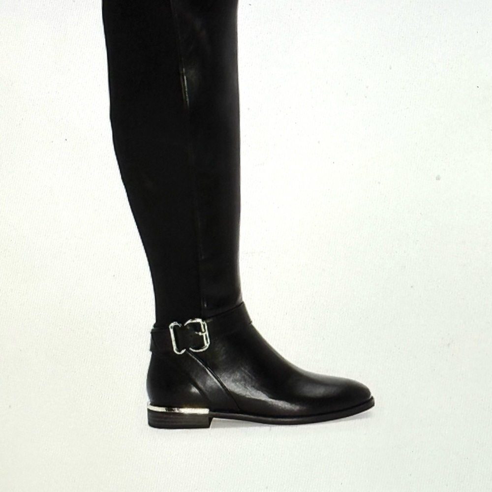 (NWT) LIZ CLAIBORNE Stacked Heel Over The Knee Boot Size 7.5 M - Picture 5 of 11